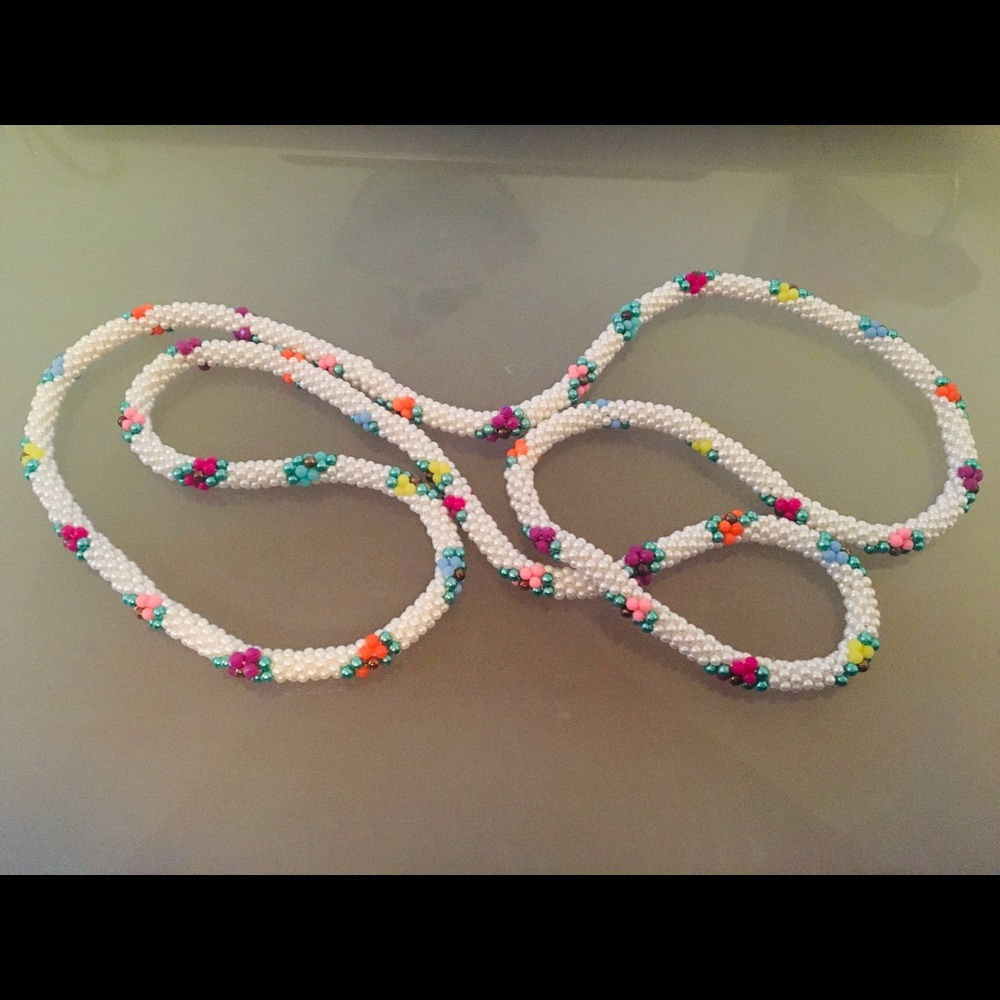 Pretty colorful beaded necklace